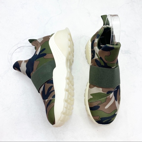 [J Slides] Green Camo Manic Sneaker - Picture 5 of 7